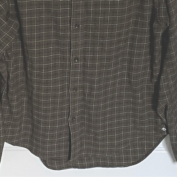 rag & bone Brown Plaid Casual Button Down Shirt - Picture 6 of 14